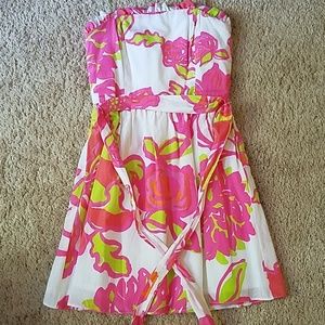 Lilly Pulitzer Strapless Dress Size 0